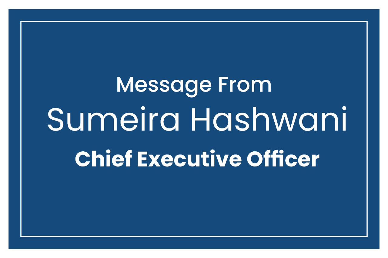Chief Executive Officer – Message